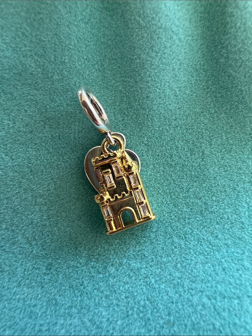 Pandora Gold and Silver Castle Charm